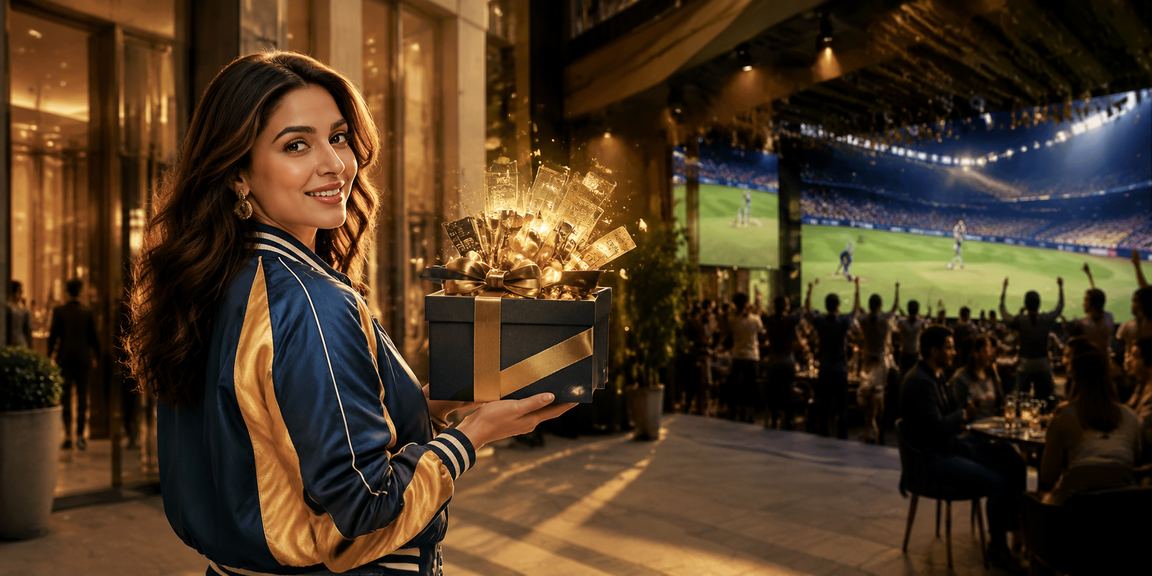 Vibrant lottery scene with players in India enjoying mobile betting
